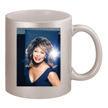 Tina Turner 11oz Metallic Silver Mug