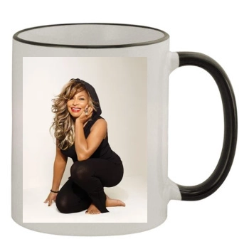 Tina Turner 11oz Colored Rim & Handle Mug