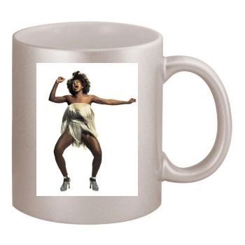 Tina Turner 11oz Metallic Silver Mug