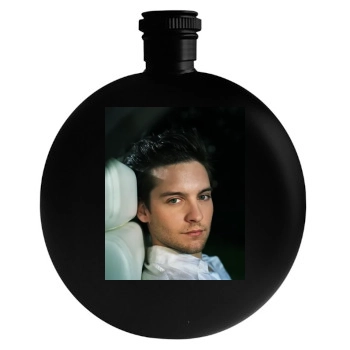 Tobey Maguire Round Flask