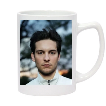 Tobey Maguire 14oz White Statesman Mug