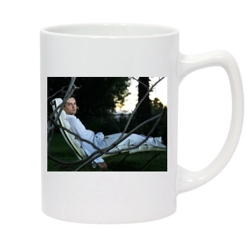 Tobey Maguire 14oz White Statesman Mug