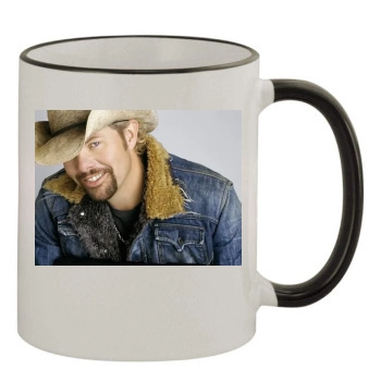 Toby Keith 11oz Colored Rim & Handle Mug