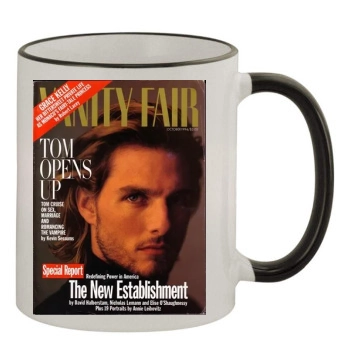 Tom Cruise 11oz Colored Rim & Handle Mug