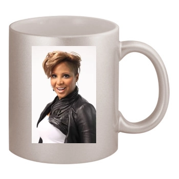 Toni Braxton 11oz Metallic Silver Mug