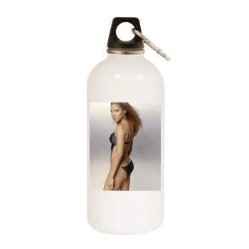 Toni Braxton White Water Bottle With Carabiner