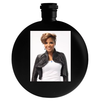 Toni Braxton Round Flask