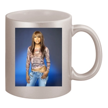 Toni Braxton 11oz Metallic Silver Mug