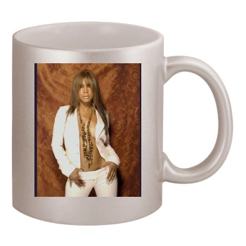 Toni Braxton 11oz Metallic Silver Mug