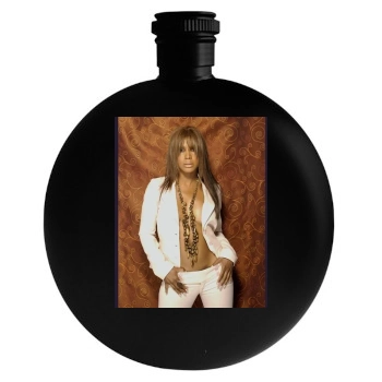 Toni Braxton Round Flask