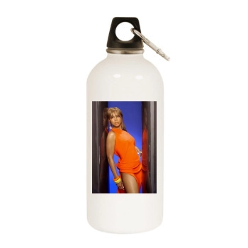 Toni Braxton White Water Bottle With Carabiner