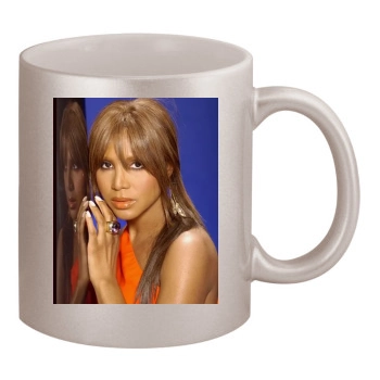 Toni Braxton 11oz Metallic Silver Mug