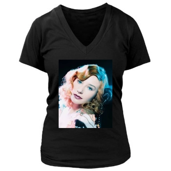 Tori Amos Women's Deep V-Neck TShirt