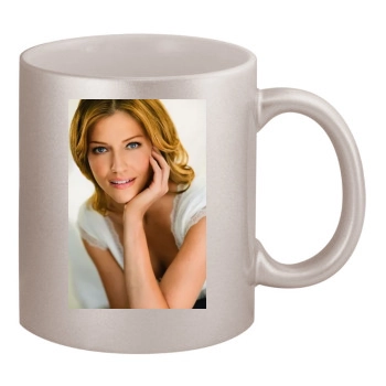 Tricia Helfer 11oz Metallic Silver Mug