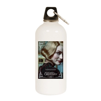 Fantastic Beasts The Crimes of Grindelwald (2018) White Water Bottle With Carabiner