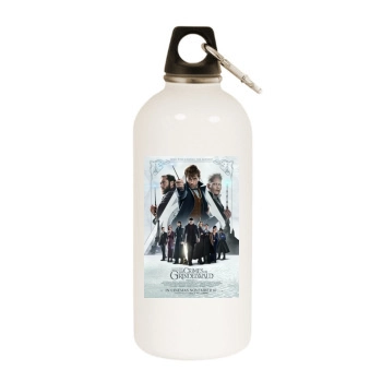 Fantastic Beasts The Crimes of Grindelwald (2018) White Water Bottle With Carabiner