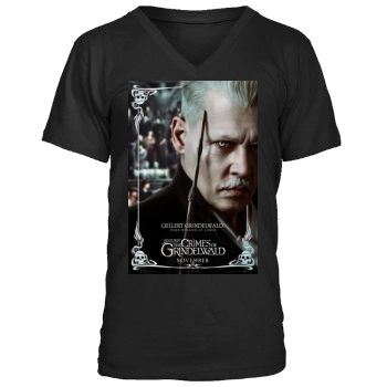 Fantastic Beasts The Crimes of Grindelwald (2018) Men's V-Neck T-Shirt