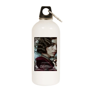 Fantastic Beasts The Crimes of Grindelwald (2018) White Water Bottle With Carabiner