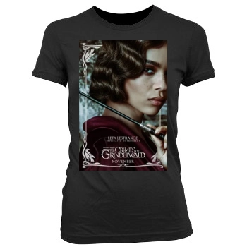 Fantastic Beasts The Crimes of Grindelwald (2018) Women's Junior Cut Crewneck T-Shirt