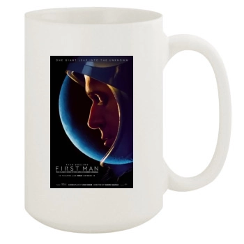 First Man (2018) 15oz White Mug