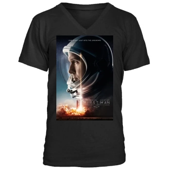 First Man (2018) Men's V-Neck T-Shirt