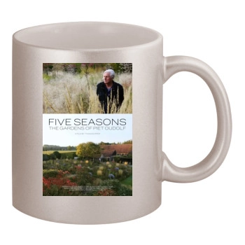 Five Seasons The Gardens of Piet Oudolf (2018) 11oz Metallic Silver Mug