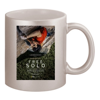 Free Solo (2018) 11oz Metallic Silver Mug