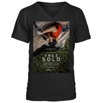 Free Solo (2018) Men's V-Neck T-Shirt