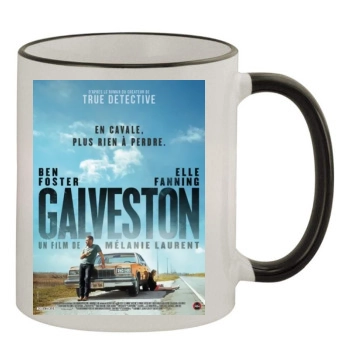 Galveston (2018) 11oz Colored Rim & Handle Mug