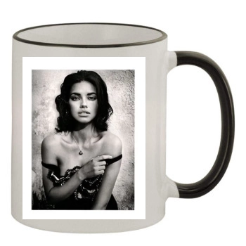 Adriana Lima 11oz Colored Rim & Handle Mug