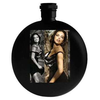 Adriana Lima Round Flask