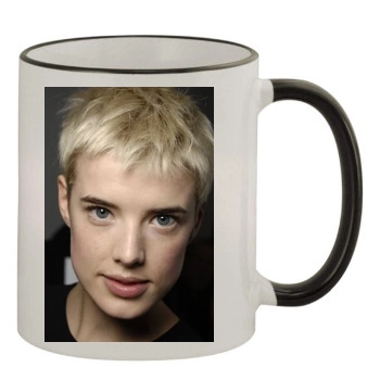 Agyness Deyn 11oz Colored Rim & Handle Mug