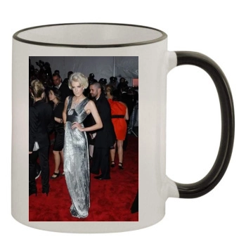 Agyness Deyn 11oz Colored Rim & Handle Mug