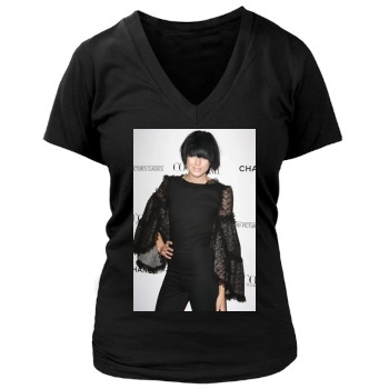 Agyness Deyn Women's Deep V-Neck TShirt