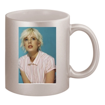 Agyness Deyn 11oz Metallic Silver Mug