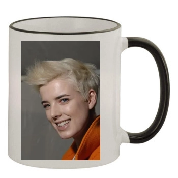 Agyness Deyn 11oz Colored Rim & Handle Mug