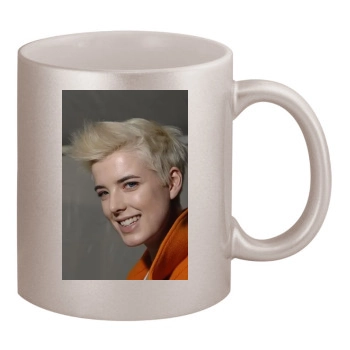 Agyness Deyn 11oz Metallic Silver Mug