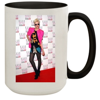 Agyness Deyn 15oz Colored Inner & Handle Mug