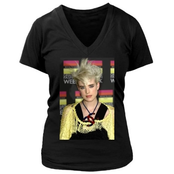 Agyness Deyn Women's Deep V-Neck TShirt