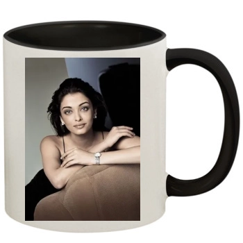 Aishwarya Rai 11oz Colored Inner & Handle Mug