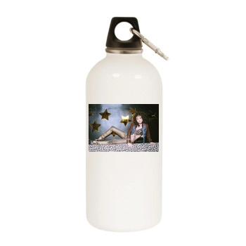 Alicia Keys White Water Bottle With Carabiner