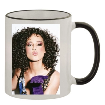 Alicia Keys 11oz Colored Rim & Handle Mug