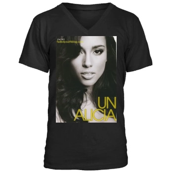 Alicia Keys Men's V-Neck T-Shirt