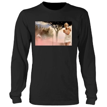 Anja Rubik Men's Heavy Long Sleeve TShirt