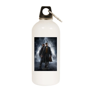 Fantastic Beasts The Crimes of Grindelwald (2018) White Water Bottle With Carabiner