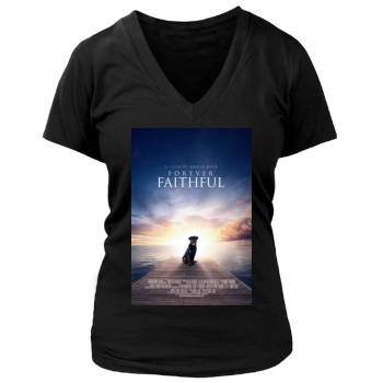 Forever Faithful (2017) Women's Deep V-Neck TShirt