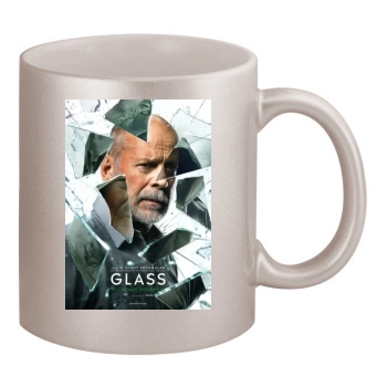 Glass (2019) 11oz Metallic Silver Mug