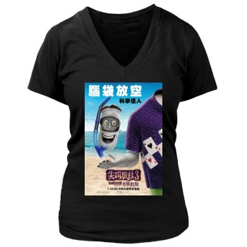 Hotel Transylvania 3 Summer Vacation (2018) Women's Deep V-Neck TShirt