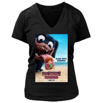 Hotel Transylvania 3 Summer Vacation (2018) Women's Deep V-Neck TShirt