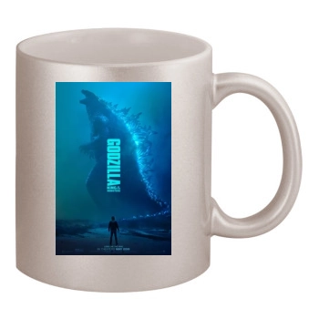 Godzilla: King of the Monsters (2019) 11oz Metallic Silver Mug